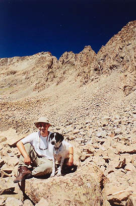 Frank and I hangin' out above treeline