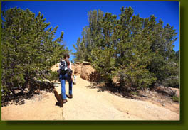 Andra, Frank and Makenzie at the end of the hike