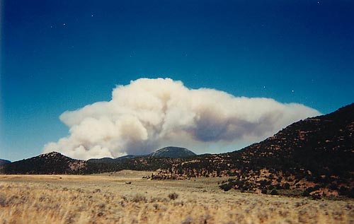 Davis Fire, part of the Ecklund Complex