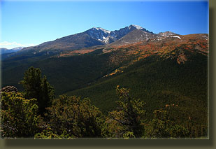 Longs Peak from the summit of Estes Cone