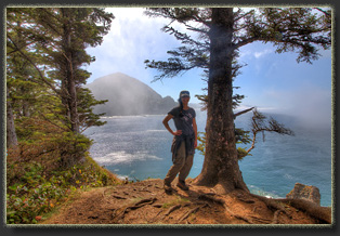 Hiking Falcon Cove in Oswald West State Park, OR