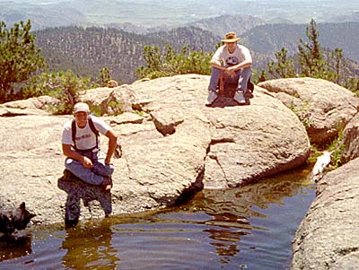 Rob and Chuck on the southern end of Greyrock