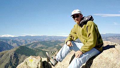 Me on top of Grey Rock. September, 1996.