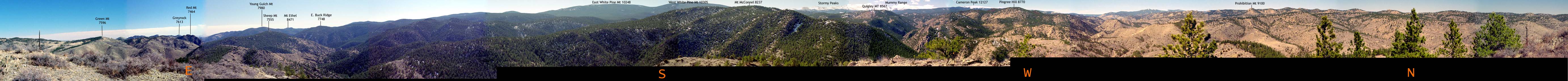 Lower Poudre Canyon Panorama