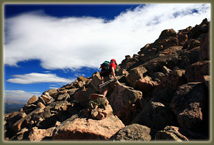 Mike on Mt Bierstadt