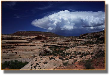 Thunderstorm approaching White Canyon
