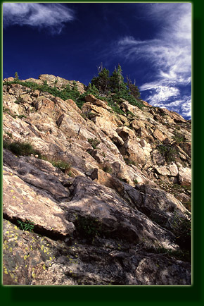 Uphill from Nokoni Lake, Rocky Mountain National Park