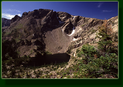 Nokoni Lake and Ptarmigan Peak, Rocky Mountain National Park