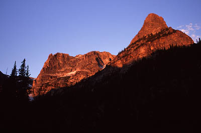 Little Matterhorn at sunrise, Rocky Mountain National Park