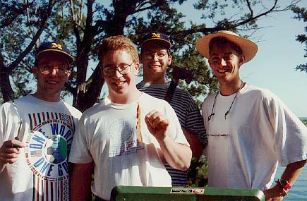 Kevin Whitam, Nolan Springer, Michael Mendez and I  1993