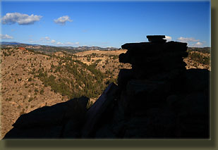 My (and someone else's) highpoint on Red Mt. Beyond here it's Class IV