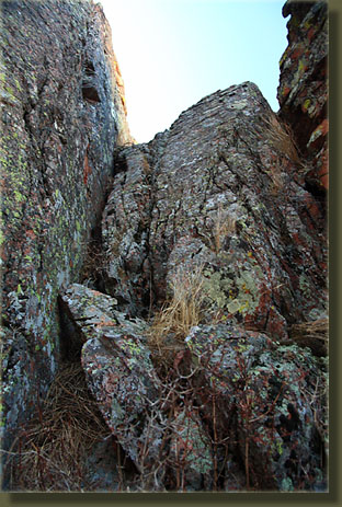 A short scramble to the scenic vista near the top.