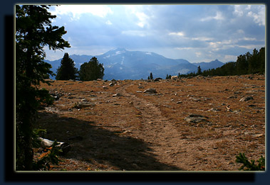 Roaring Fork Mt Pass, with Wind River Peak on the horizon