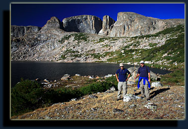 Sam and Larry in Stough Basin