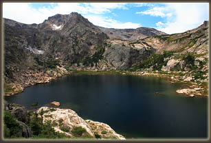 Ouzel Mt and Bluebird Lake