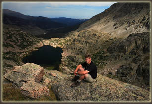 Hanging out above Bluebird Lake